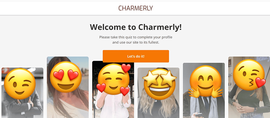 New Charmerly account creation